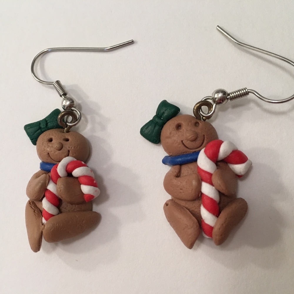 Gingerbread Men Earrings